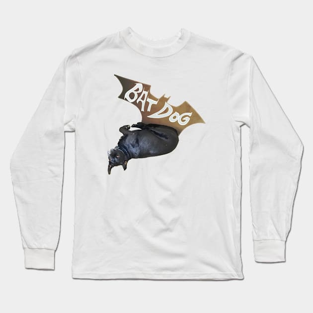 BATDOG Long Sleeve T-Shirt by Fabiopasqualiart